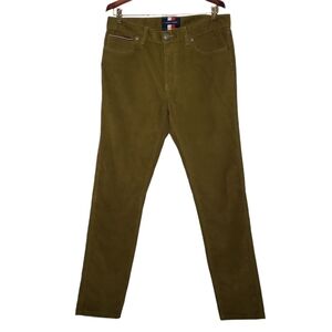 Tommy Hilfiger Khaki Green Corduroy Pants Size 32